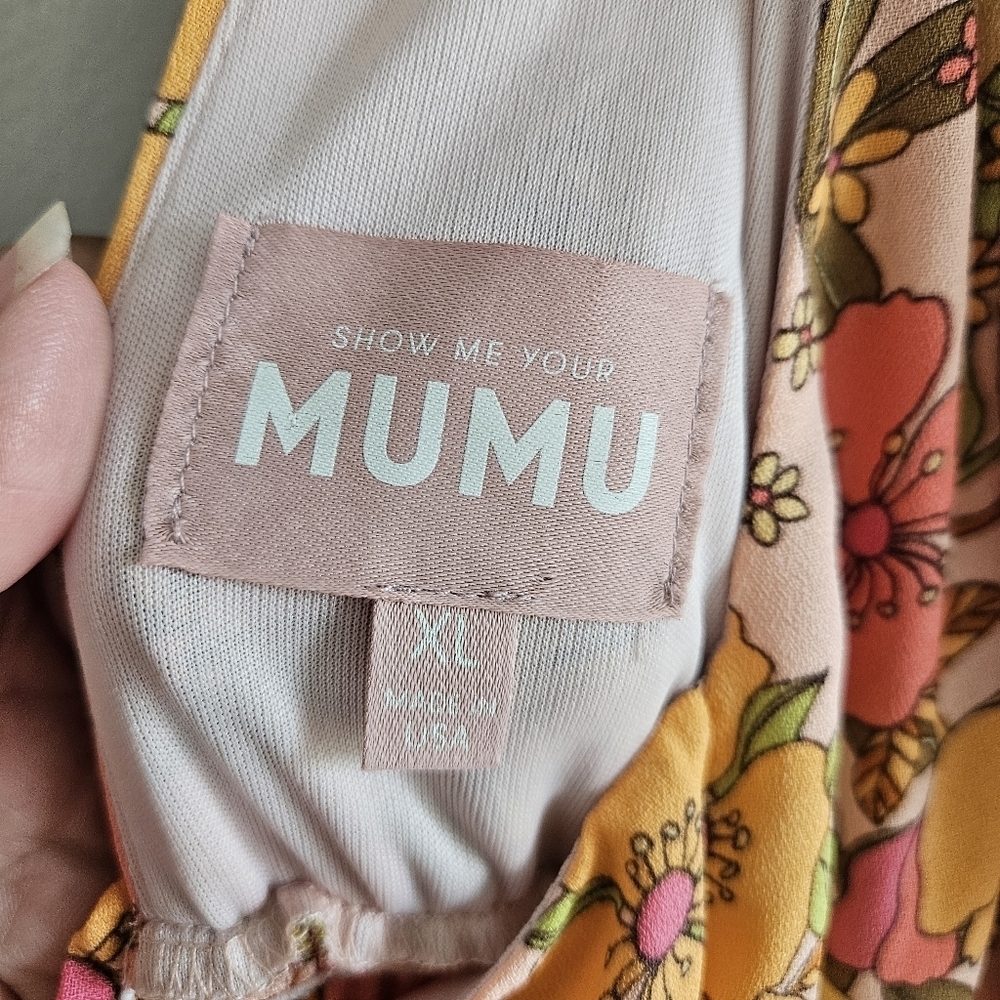 Show Me Your Mumu Floral Linds Midi Dress In Pretty Poppy - Picture 10 of 14